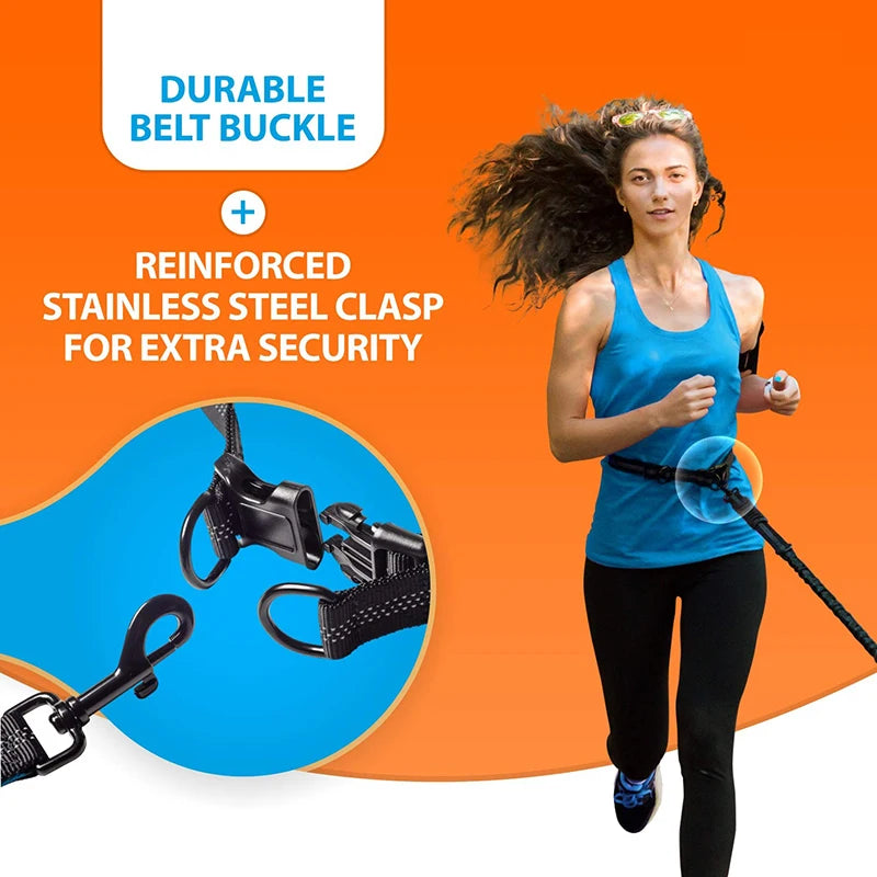 Strong Hands Free Double Dog Leash