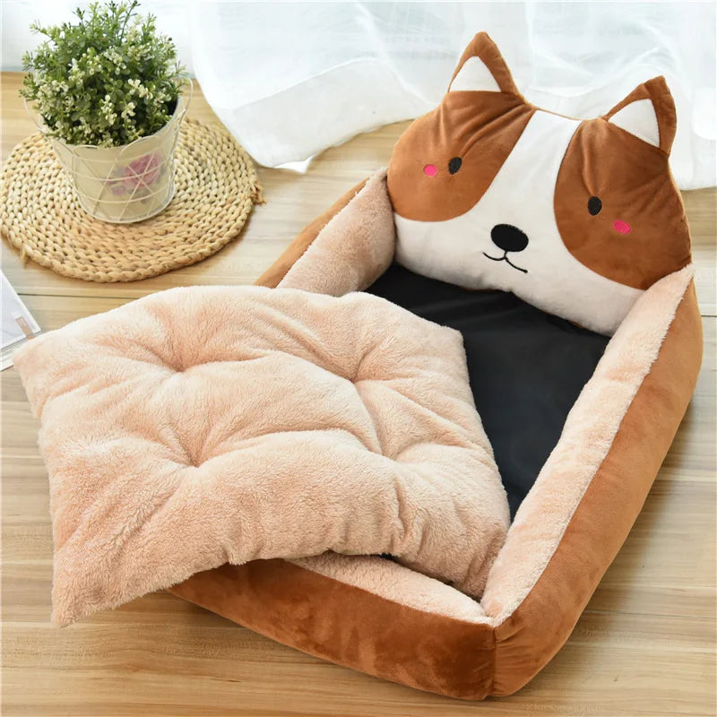 Dog washable luxury large bed