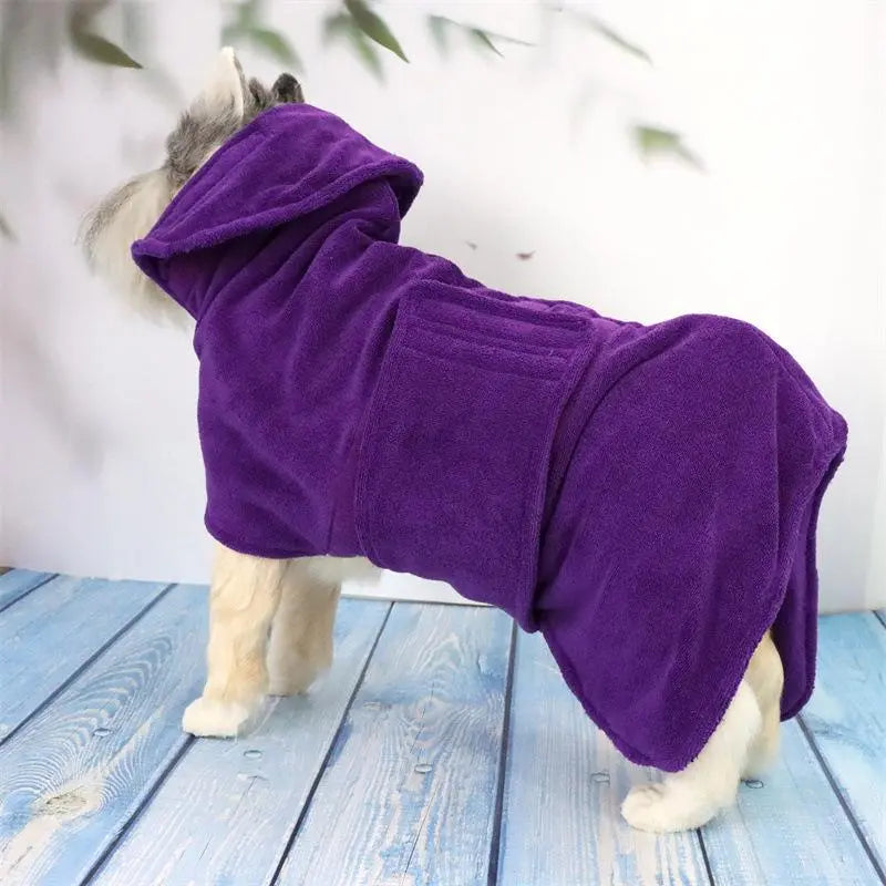 Household Creative Pet Bath Towel, 1 Piece Soft & Absorbent Solid Color Pet Towel for Pet Cats & Dogs Bath