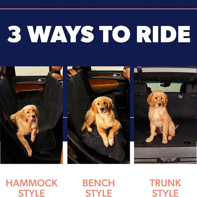 Active Pets Dog Car Seat Cover - Waterproof Pet Seat Cover for Trucks and Suvs, Nonslip and Durable
