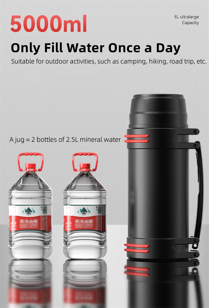 Portable 5L Travel Thermos