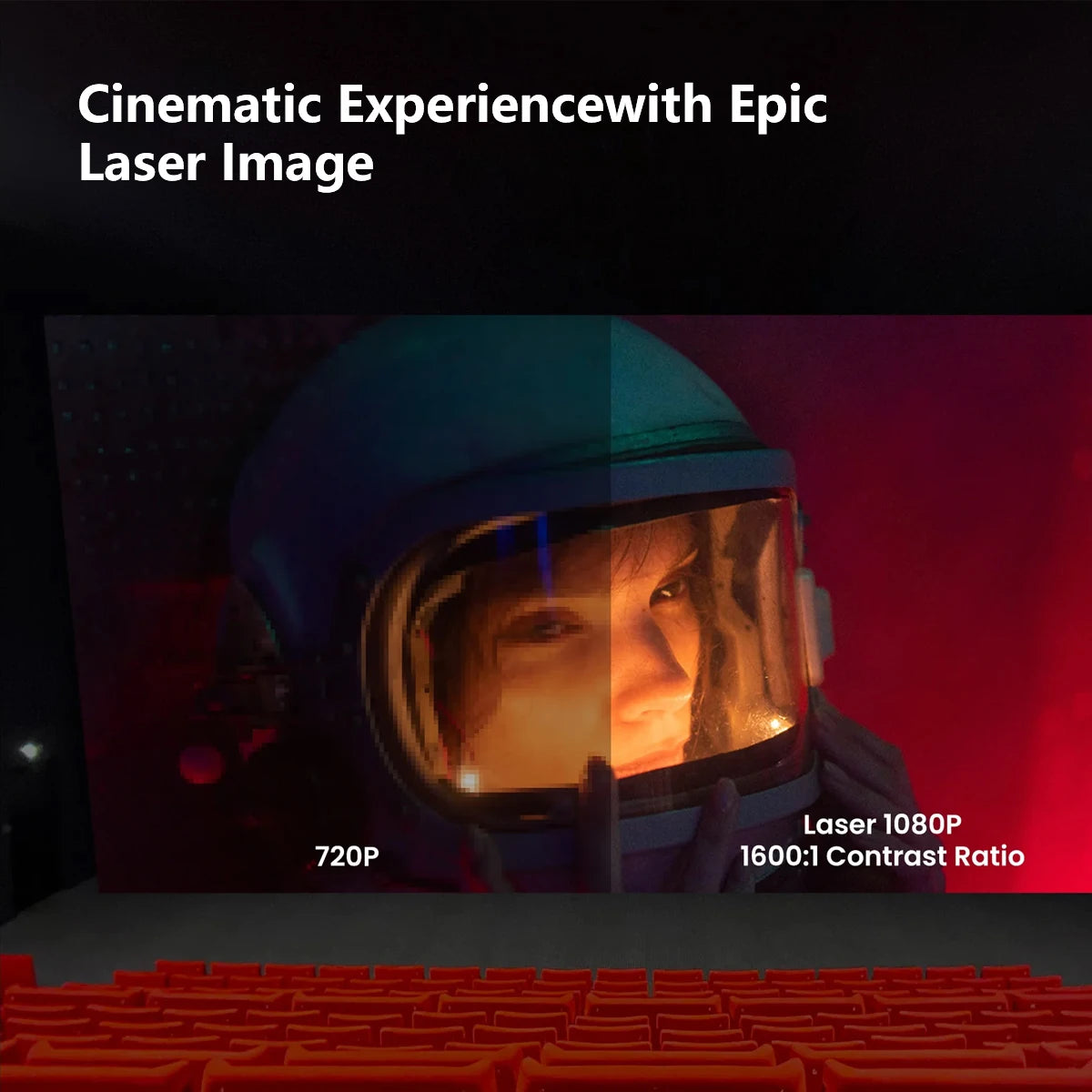 1080P Triple color Laser TV