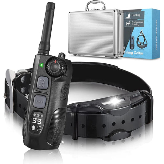 Remote 1.25 Mile Dog Training Collar