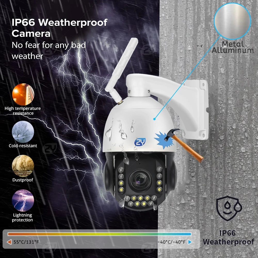 WiFi Auto Tracking Speed Dome Cameras