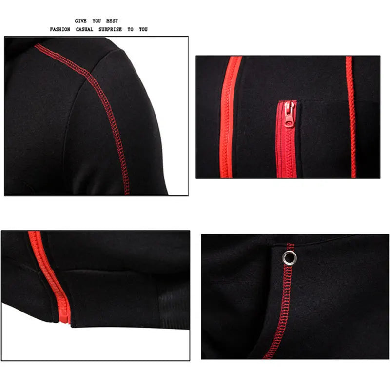 Men Hooded Casual Tracksuit