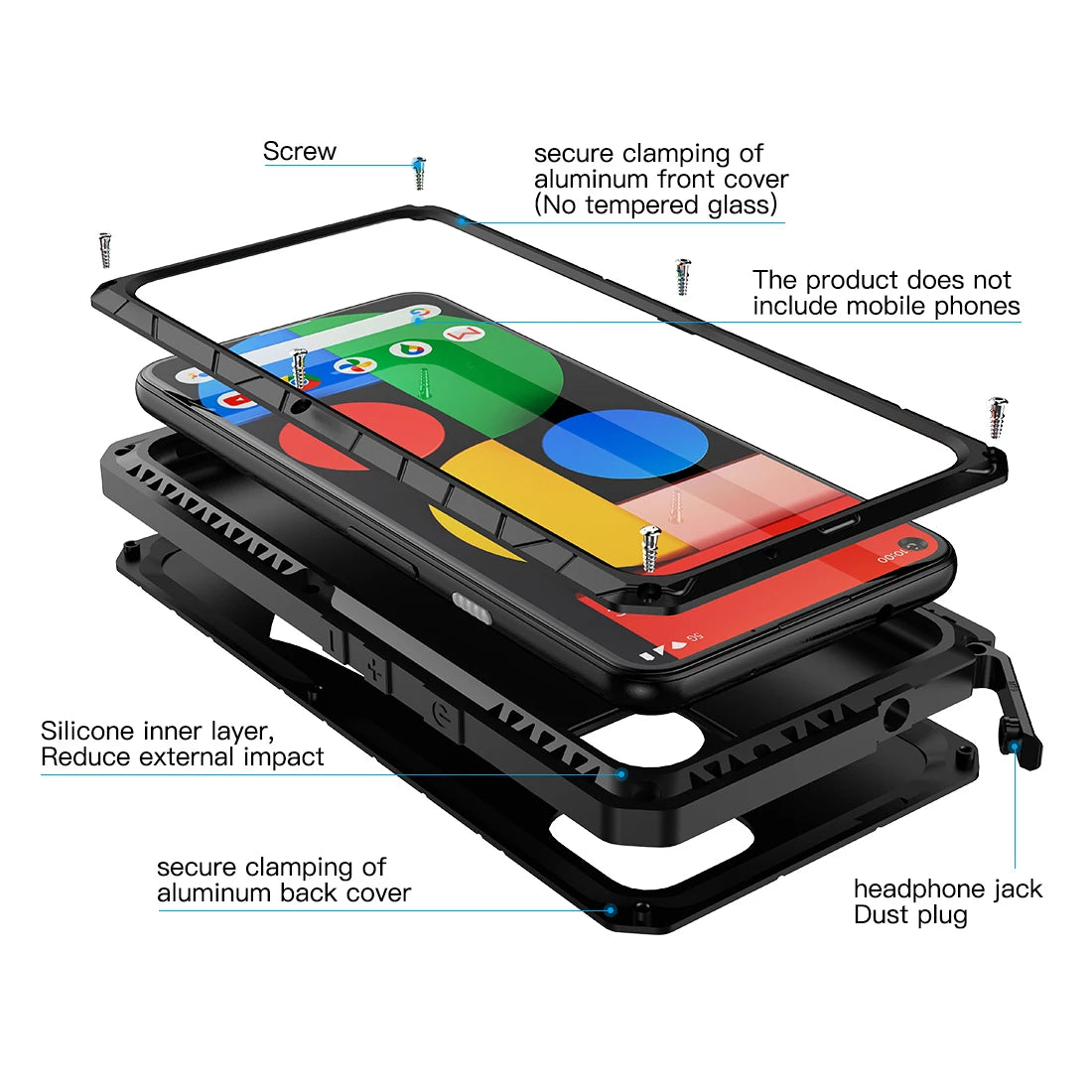 Google Pixel 5A Protection Case