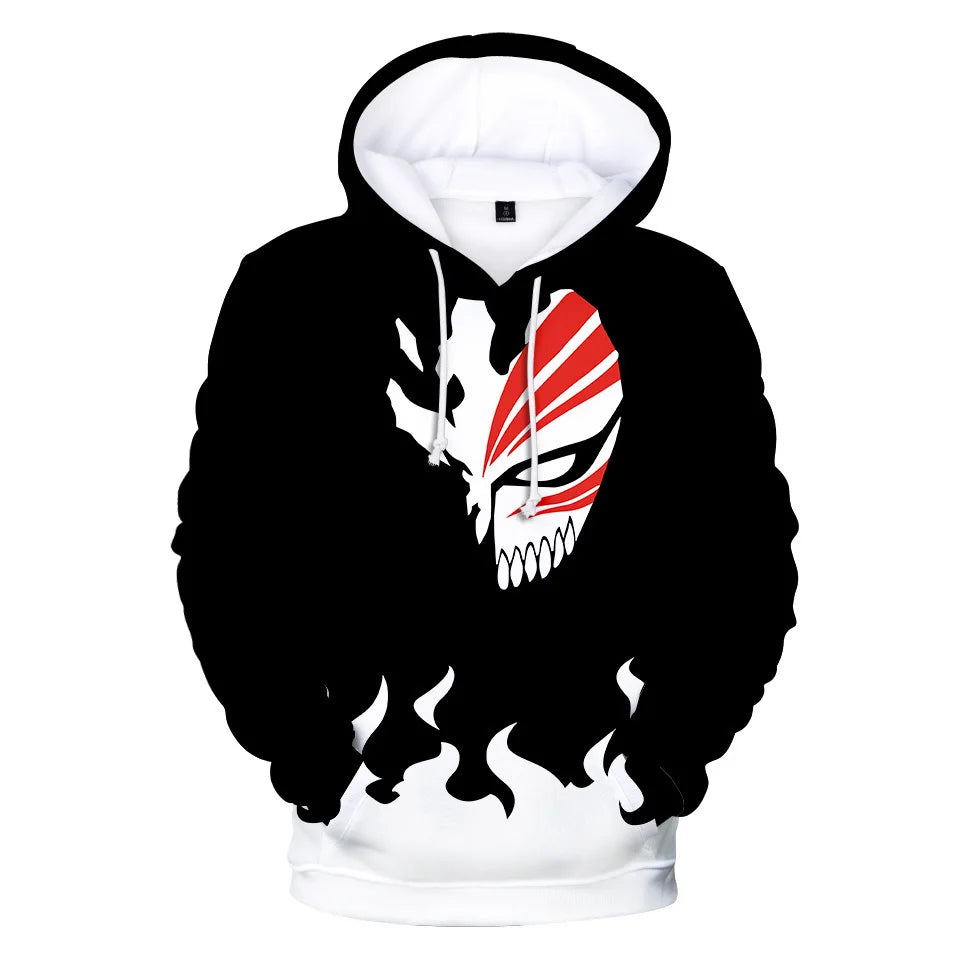 3D Print Bleach Ichigo Kurosaki Hoodie