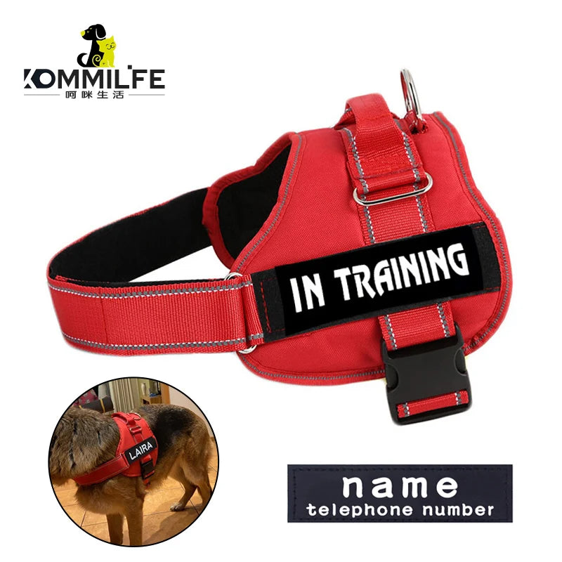 Custom Reflective Nylon Dog Harness