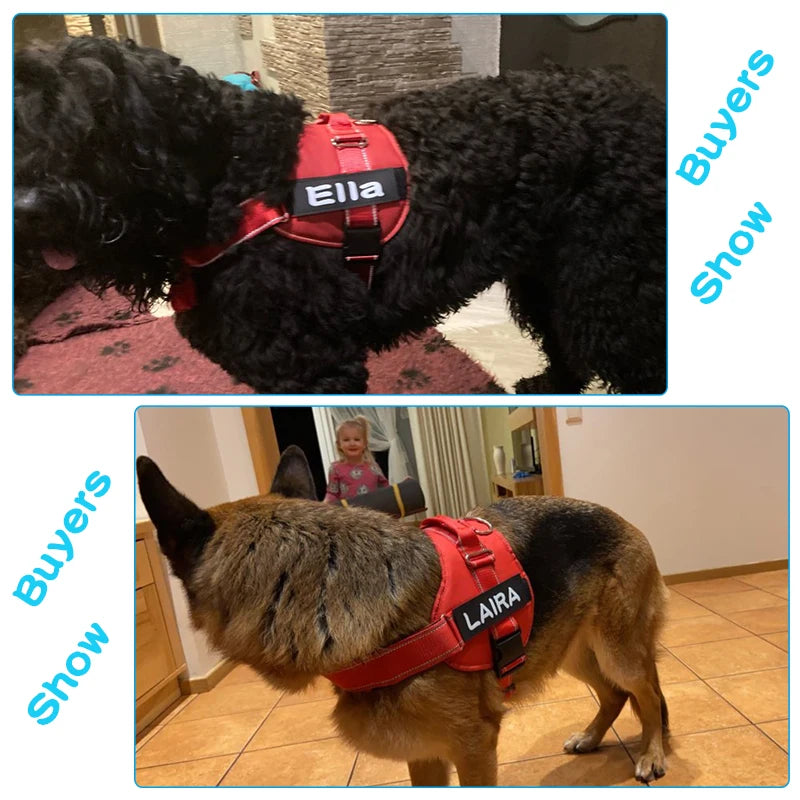 Custom Reflective Nylon Dog Harness