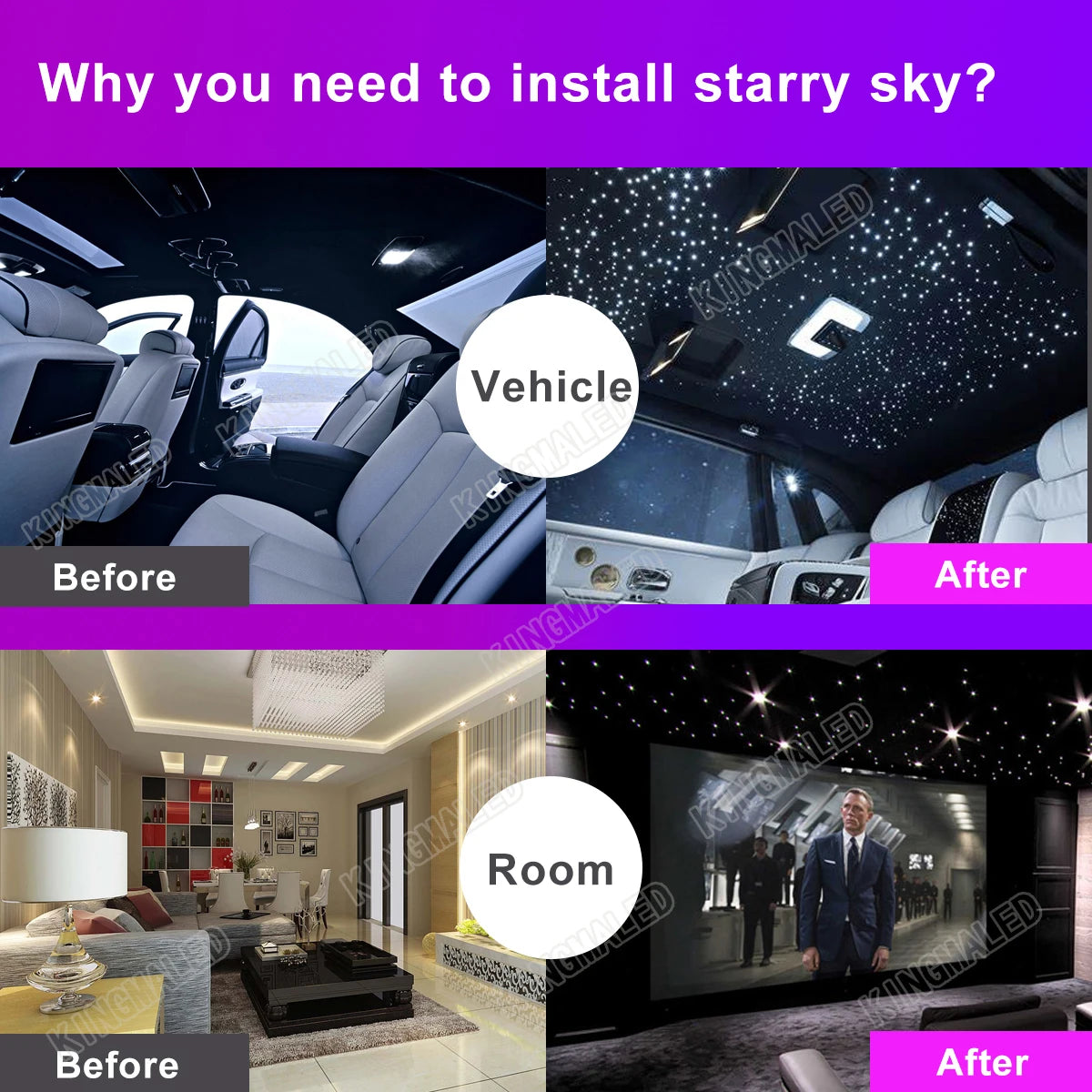 "RGBW Car Roof Star Light Kit"