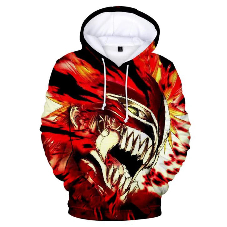 3D Print Bleach Ichigo Kurosaki Hoodie