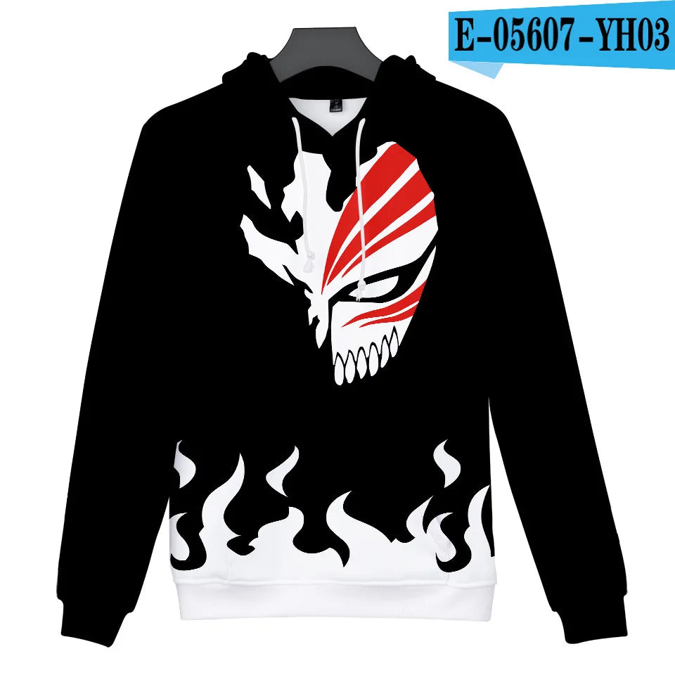 3D Print Bleach Ichigo Kurosaki Hoodie