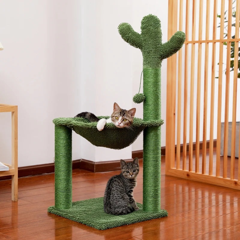 Cat Cactus Scratching Ball Tree Toy