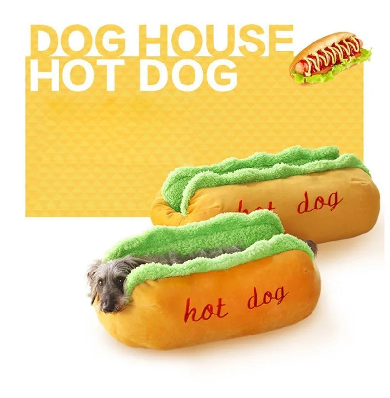 Warm Hot Dog Removable Bed