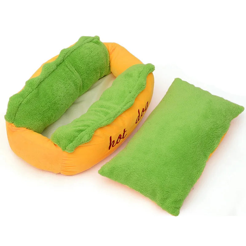 Warm Hot Dog Removable Bed