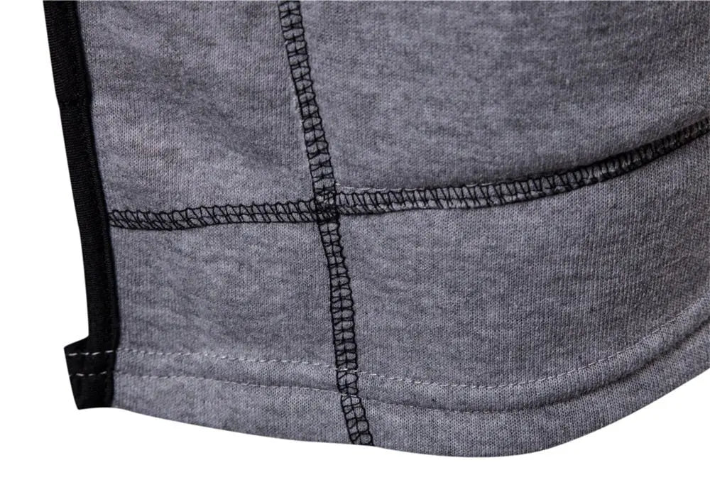 Men cardigan fashion hooded sweater