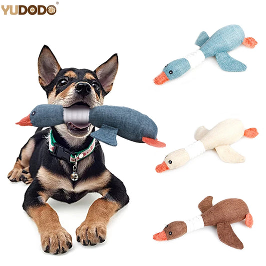 YUDODO Wild Goose Plush Dog Toy