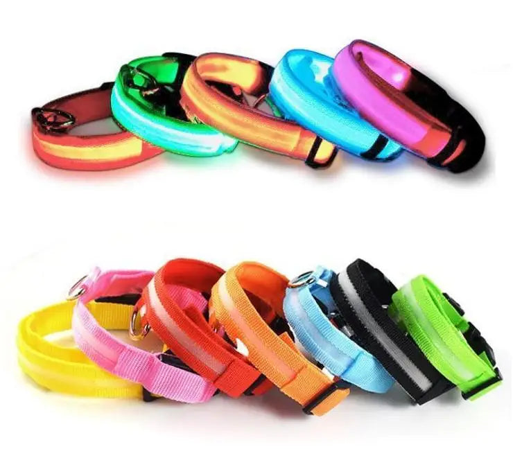 Nylon Dog Luminous Collar