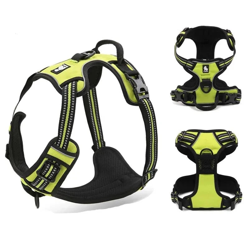 Reflective Nylon large Dog Harness