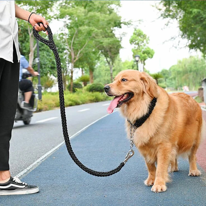 Durable Hand-Knitted Nylon Dog Leash