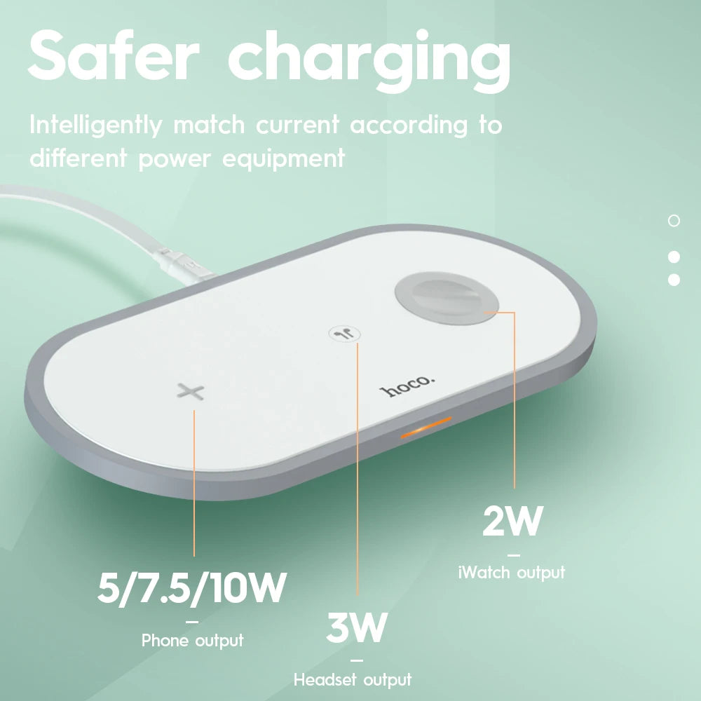 Wireless 3-in-1 Charging Station
