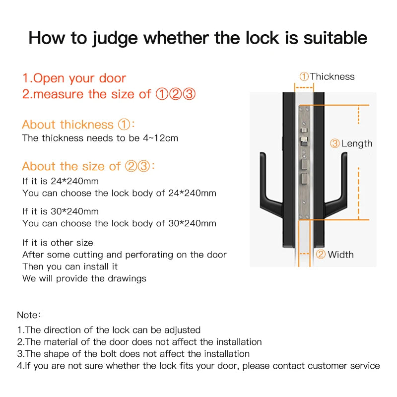 Digital Smart Fingerprint Door Lock
