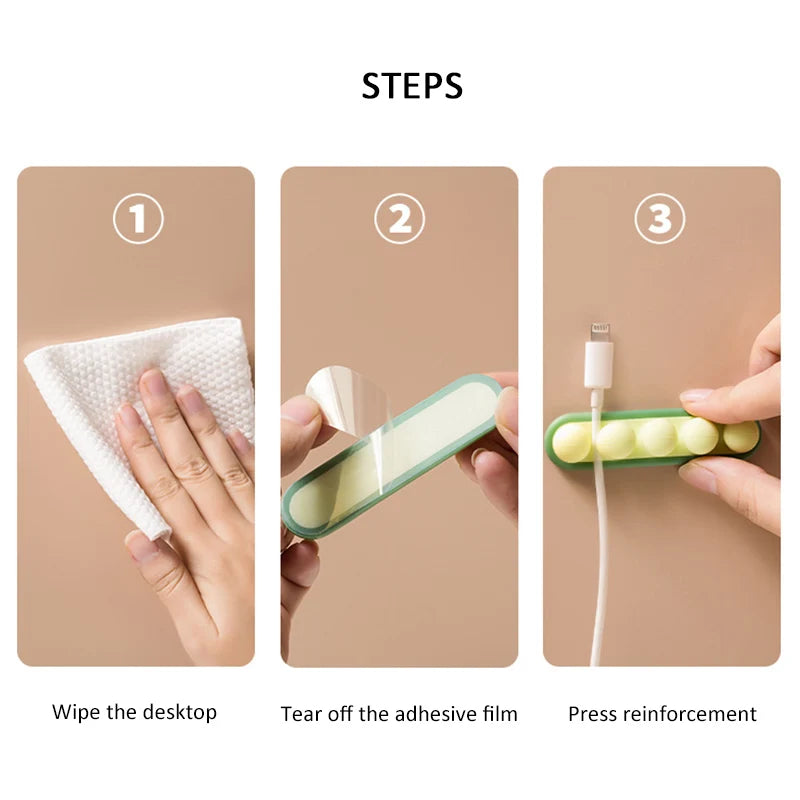 USB Silicone Cable Organizer