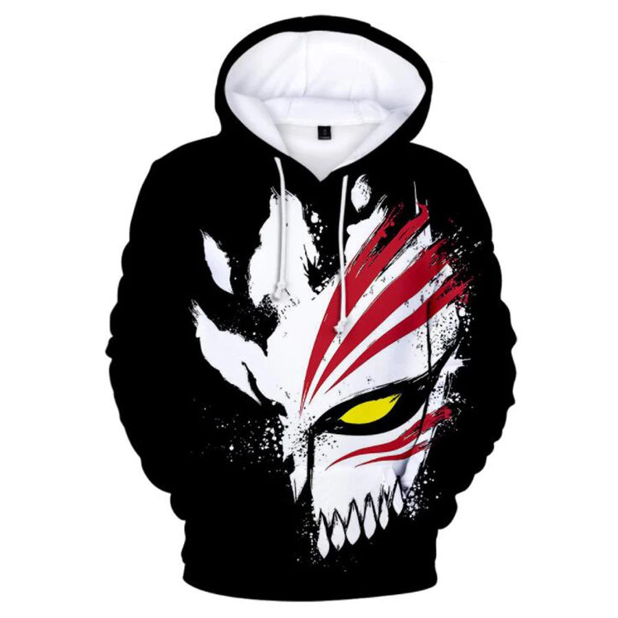3D Print Bleach Ichigo Kurosaki Hoodie