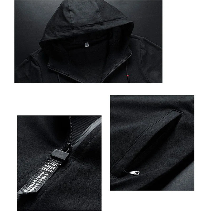 Men Two Pieces  Hoodie  Two Pieces Set