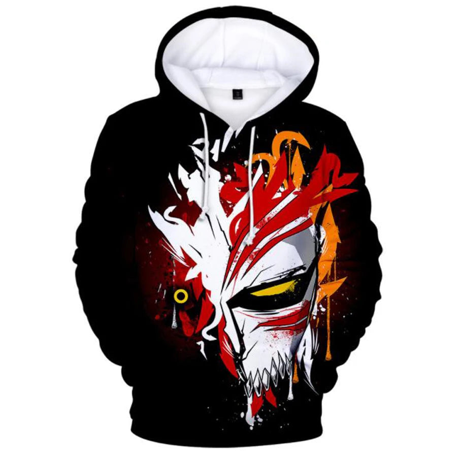 3D Print Bleach Ichigo Kurosaki Hoodie