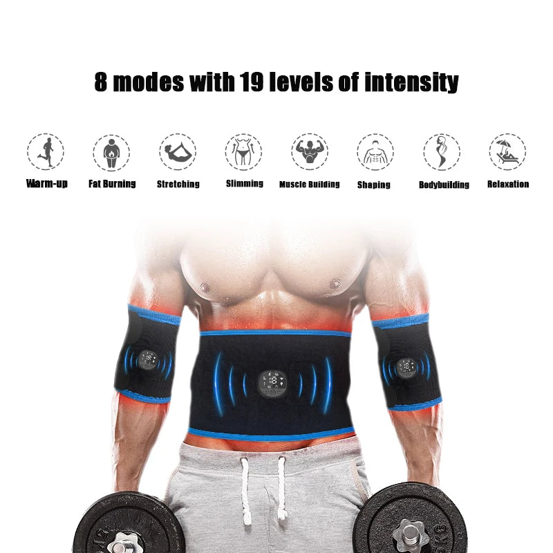 EMS Muscle Stimulator Ab Toning Belt
