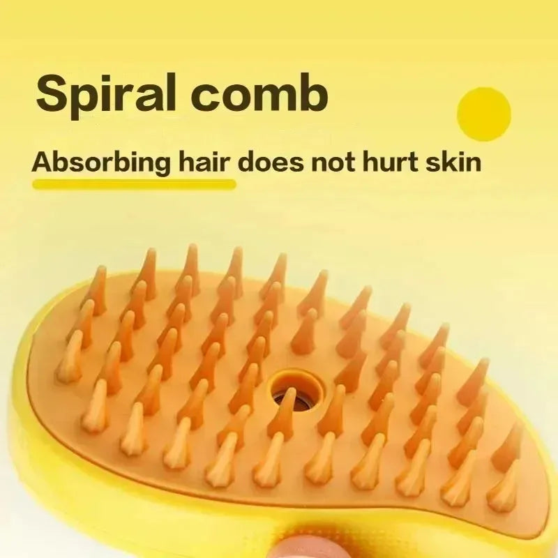 3-In-1 Professional Dog Steam Brush