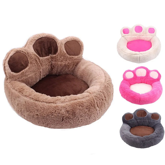 Winter Pet Bear Paw Shape Nest