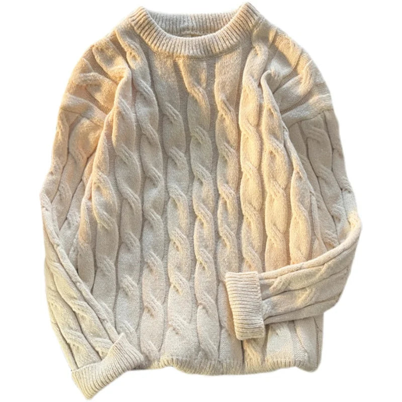 Men Crewneck Lazy Style Sweater