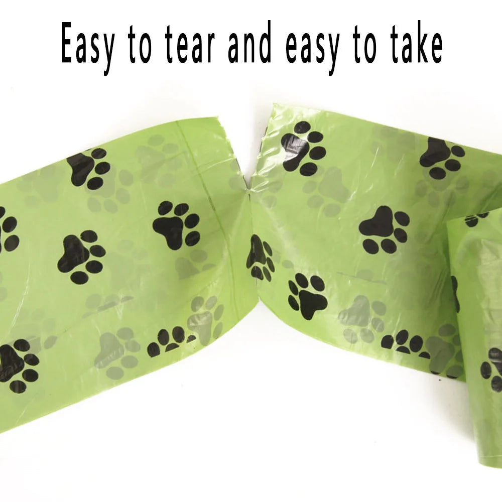 Pet Waste Bags, Paw Print Design