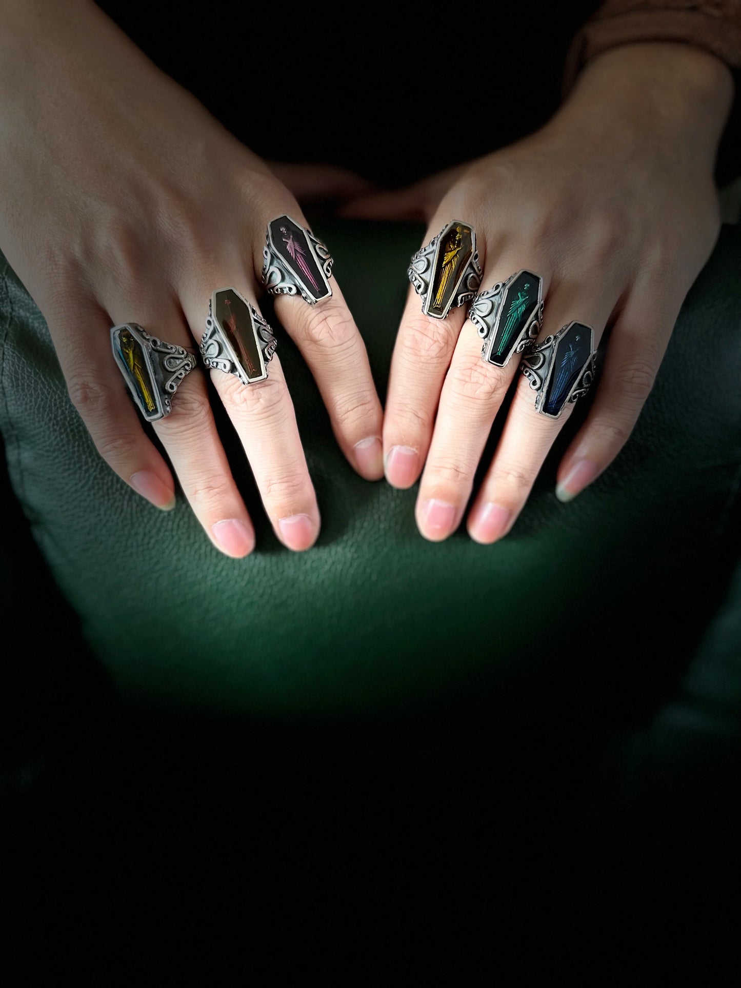 Stainless Steel Punk Biker Mummy Ring