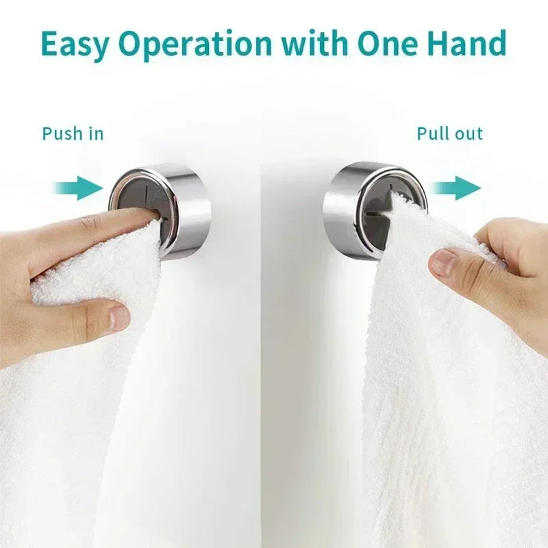 Adhesive Wall-Mounted Towel Holder