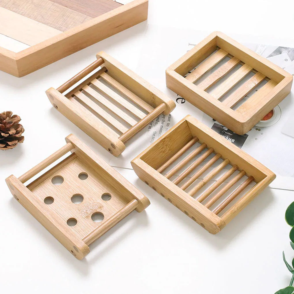 Bamboo Moisture-Proof Soap Dish