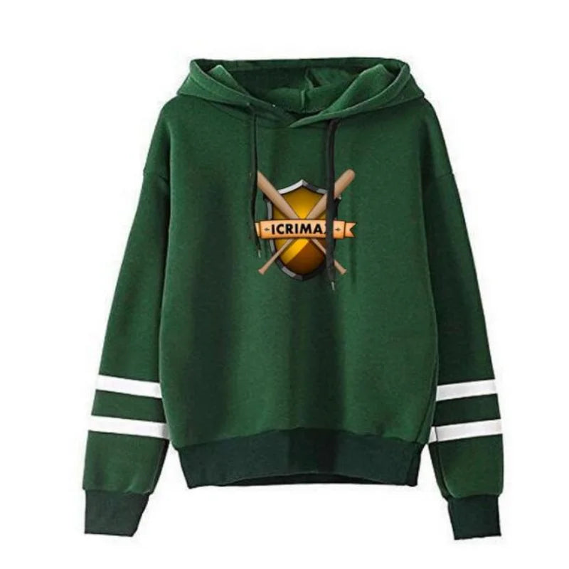 Men Oversized Long Sleeve Hooded Sweatshirt