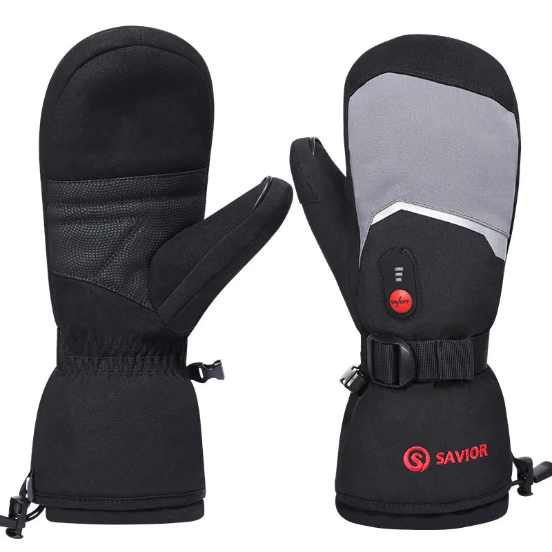 Winter Mittens Ski Heated Gloves