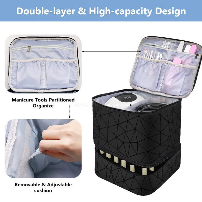 Cosmetic 30 Bottles Storage Bag
