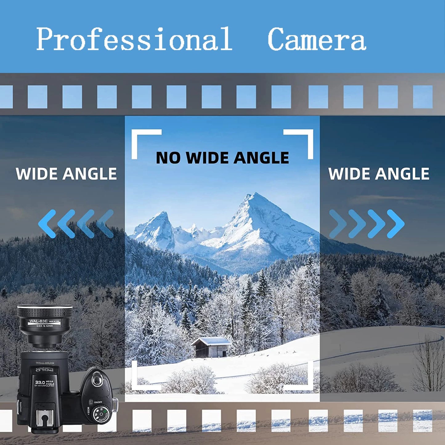 Telephoto Lens Professional Digital Camera