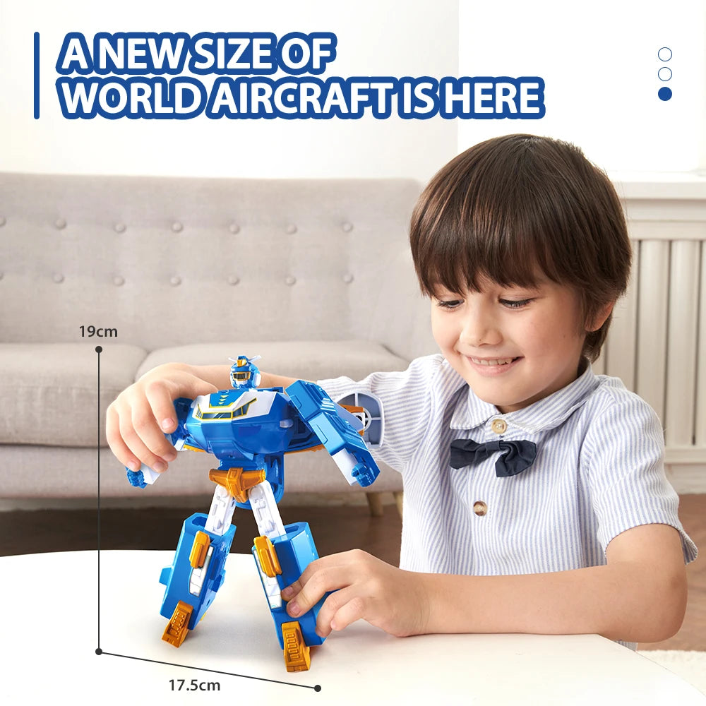 Super Wings Mini World Aircraft Robot