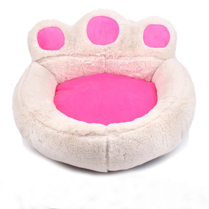 Winter Pet Bear Paw Shape Nest