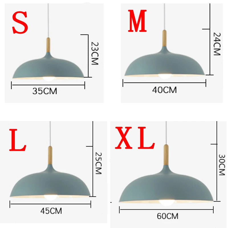 E27 Modern Minimalist Pendant Lamps