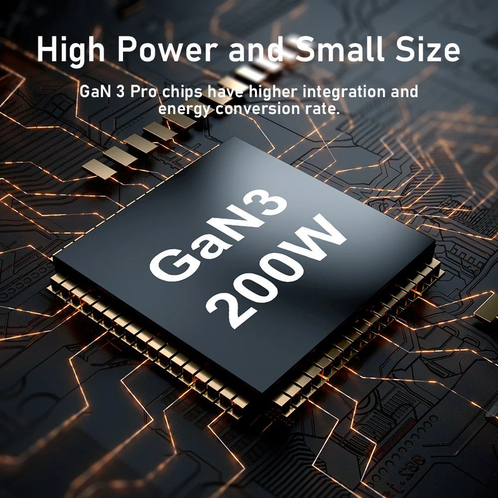 200W Fast Charging 6 in 1 Adapter