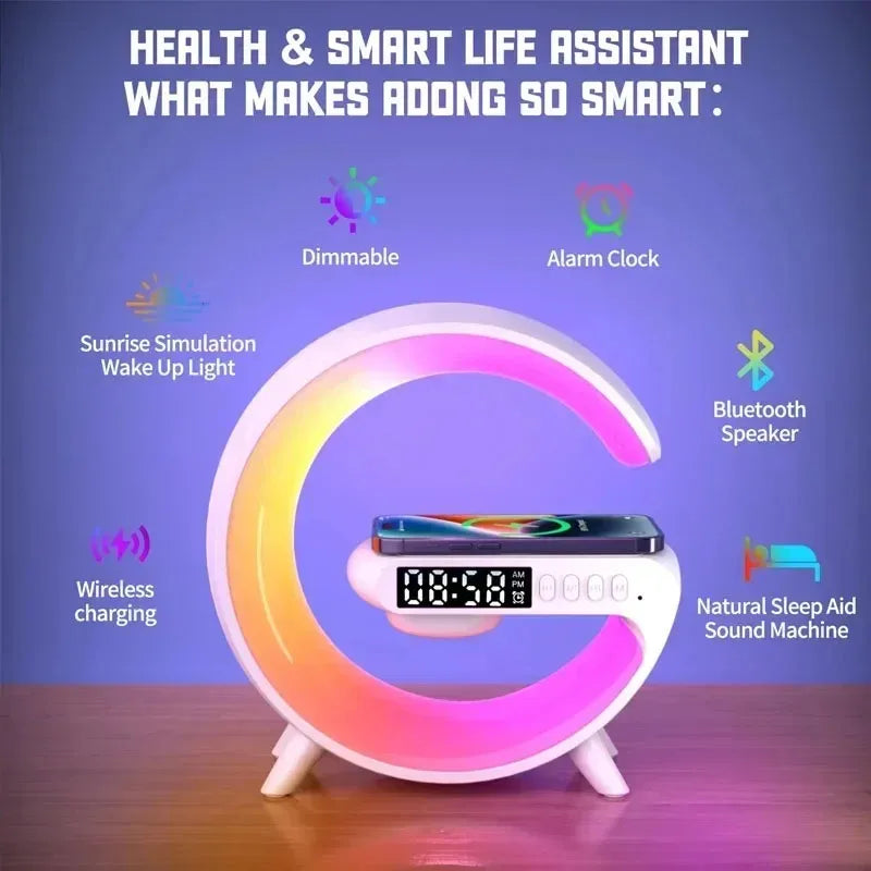 TF RGB Night Light Wireless Charger