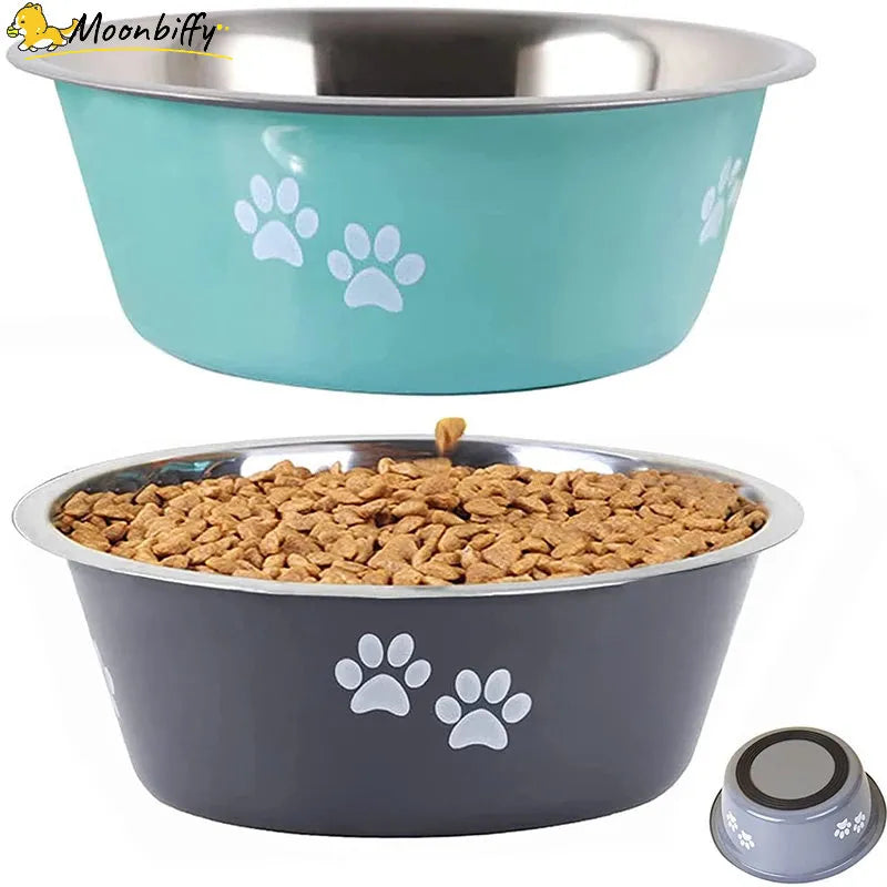 Stainless Steel Non-Slip Pet Bowls