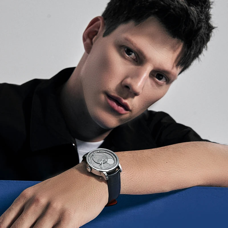 Designer Meteorite dial Luxury Watch