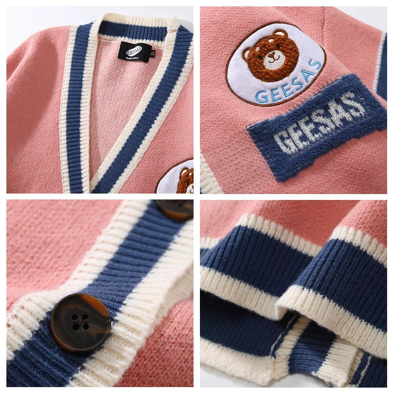 Men's Knitted Cardigan Sweater
